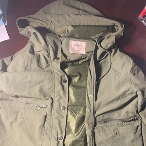 Green fall jacket XL